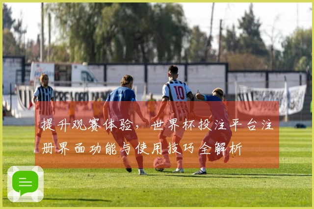 提升观赛体验，世界杯投注平台注册界面功能与使用技巧全解析